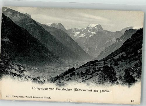 3657 Schwanden Sigriswil Foto AK Tödigruppe