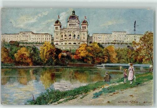 3000 Bern Berne Künstlerkarte sign. Stein