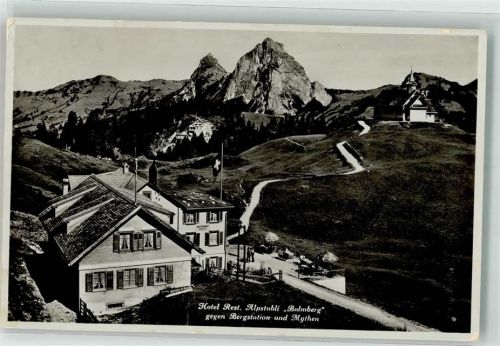 6433 Stoos SZ - Hotel Alpstübli Balmberg Bergstation Mythen