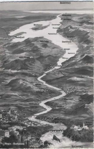 1958 - Schaffhausen: Und Umgebung, Rheinfall, Bodensee,Photoglob Wehrli & Vouga & Co. A.-G.