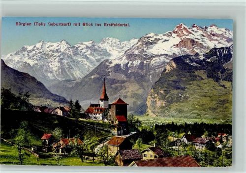 6463 Bürglen UR - Kirche Erstfeldertal