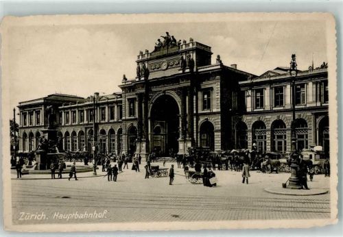 8000 Zürich - Bahnhof Alfred Escher Denkmal
