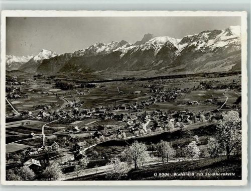 3665 Wattenwil - mit Stockhornkette Feldpost