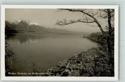3658 Merligen - Vorderdorf mit Stockhornkette