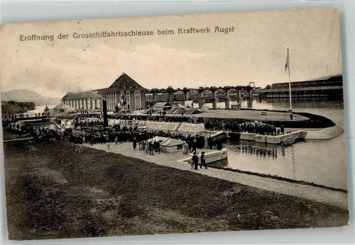 4302 Augst BL - Großschiffahrtsschleuse beim Kraftwerk
