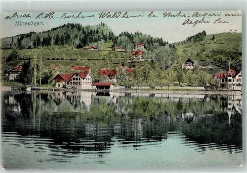 6314 Unterägeri 1908 - Kurhaus Waldheim Mittenägeri