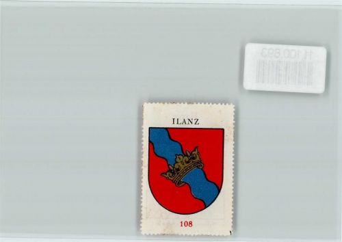 7130 Ilanz - Vignette Wappen Kaffee Hag ca 1920-1940 Ilanz