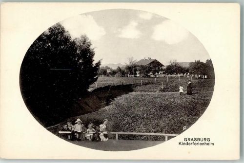 3150 Schwarzenburg Foto AK Kindferienheim Grasburg
