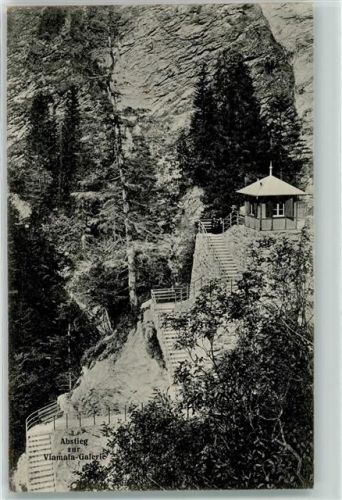 Viamala 1911 - Abstieg zur Galerie