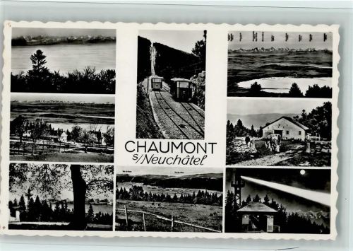 2067 Chaumont - sur Neuchatel 8-Bildkarte