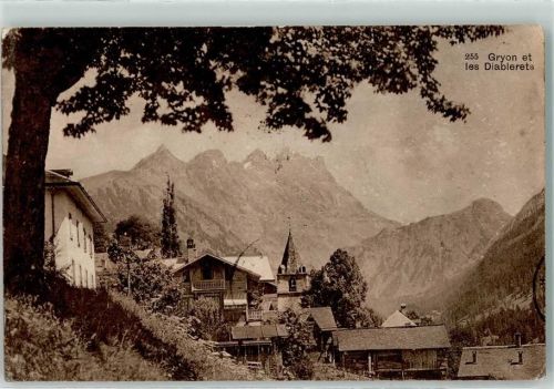 1882 Gryon 1913 - Les Diablerets Kirche