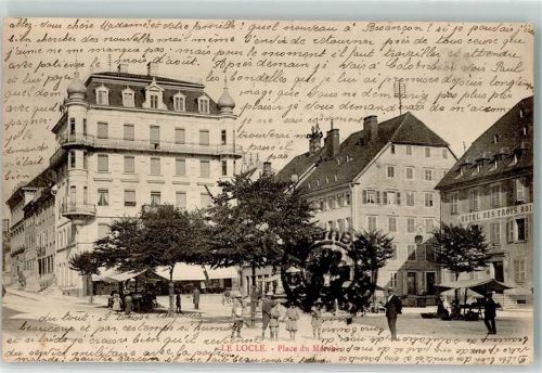 2400 Le Locle 1903 - Place du Marche