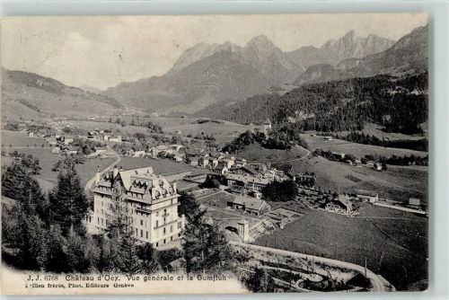 1660 Château-d´Oex 1908 Gebrauchsspuren Gumfluh