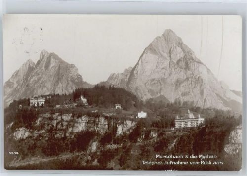 6443 Morschach - Mythen, Blick vom Rütli