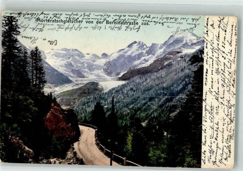 Morteratschgletscher 1905 - Berninastrasse