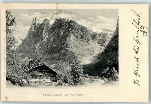 Wetterhorn Grindelwald 1901 - Schweizerhaus