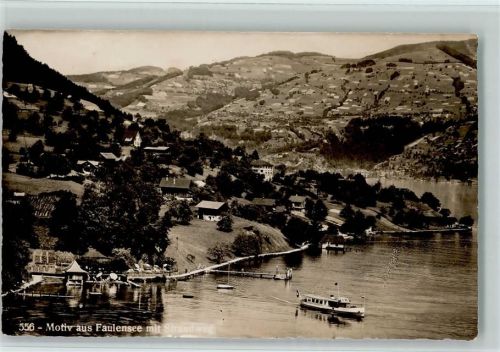 3705 Faulensee - Seeufer Ausflugsdampfer Strandbad