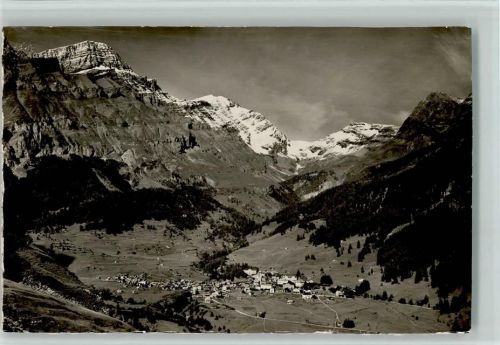 3954 Leukerbad Loèche-les-Bains - Blick auf Rindhorn, Balmhorn, Federn Rothorn