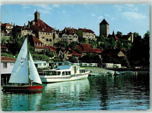 3280 Murten Morat - Hafen Segelschiff