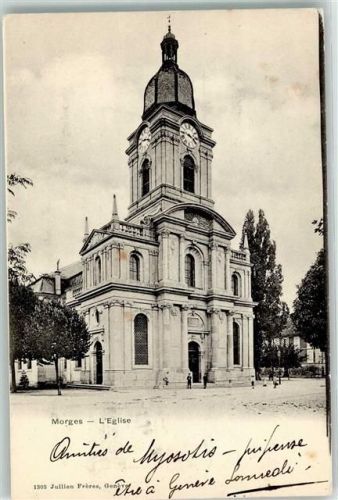 1110 Morges 1901 - Kirche