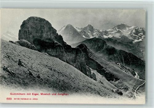 Eiger Grindelwald - Gummihorn mit Eiger, Mönch und Jungfrau