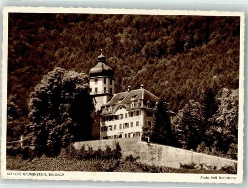 9436 Balgach Foto AK Schloss Grünenstein Foto E. Rechsteiner Serie 10 Nr. 236