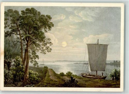 Zürich Künstlerkarte am Bodensee Ort lt. Verlag Pro Juventute Schweiz