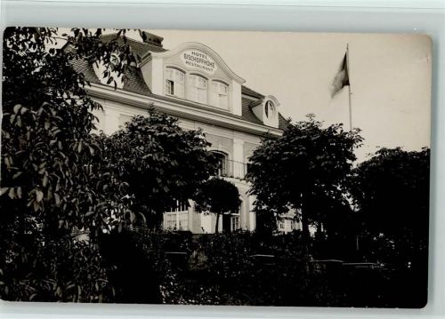4125 Riehen Foto AK Hotel Bischoffhöhe Restaurant Ort handschriftlich