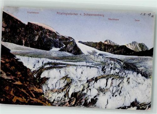 Allalinhorn 1907 - Gletscher