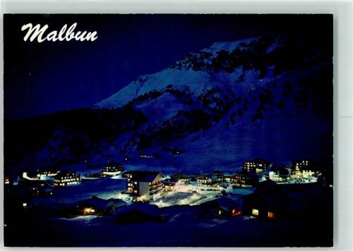9497 Malbun - Winter bei Nacht