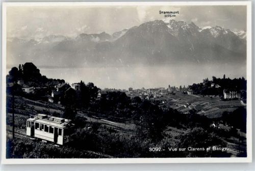 1815 Clarens - Bergbahn, Gesamtansicht, Grammont