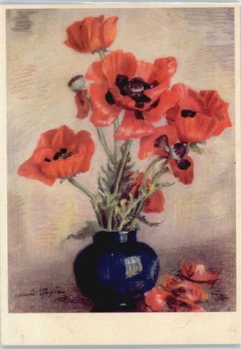 Pavots Papveri , Mohnblumen AKU2 Pro Infirmis Schweiz