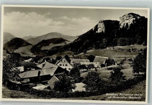 4438 Langenbruck Foto AK Pension Ferienheim Kilchzimmer Ankerballen