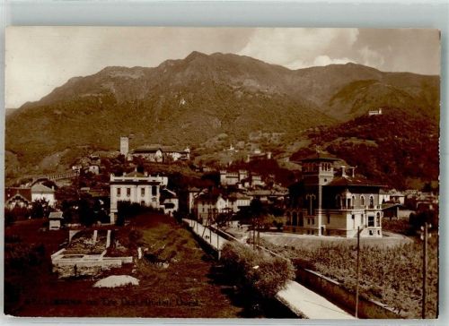 6500 Bellinzona 1921 Foto AK Ort lt. Stempel