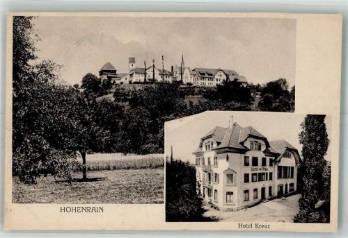 6276 Hohenrain 1916 Foto AK Hotel Kreuz