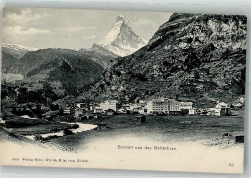 3920 Zermatt Foto AK Matterhorn
