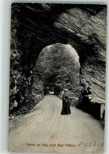 7312 Pfäfers 1908 - Weg