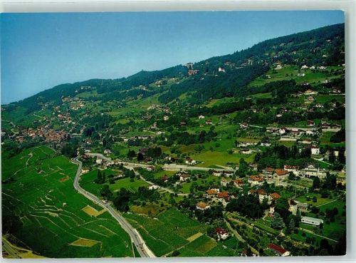 1803 Chardonne - Jongny et Mont-Pelerin sur Vevey vue aerienne