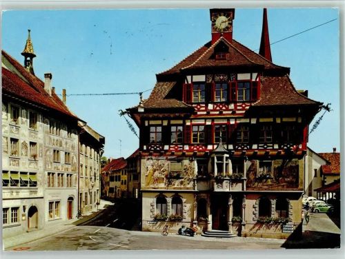 8260 Stein am Rhein - Rathaus und Adler