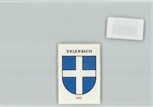 8703 Erlenbach ZH - Vignette Wappen Kaffee Hag ca 1920-1940