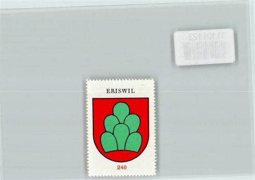 4952 Eriswil - Vignette Wappen Kaffee Hag ca 1920-1940 ERiswil
