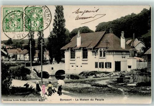 2926 Boncourt 1907 - la Maison du Peuple