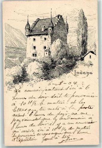 3954 Leukerbad Loèche-les-Bains 1904 Künstlerkarte sign. Meitter