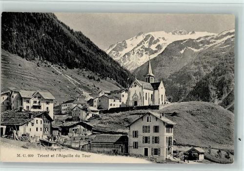 1929 Trient 1907 - Verlag M.C. Nr. 609 Teilansicht mit Kirche, gute Erhaltung AK