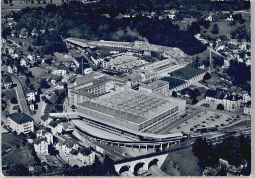 8630 Rüti ZH - Fliegeraufnahme, Maschinenfabrik Rüti AG, vormals Caspar Honegger