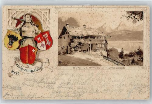 6441 Rütli - Mythen, Prägekarte