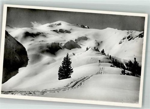 8898 Tannenboden Flumserberg Foto AK Winter Flumserberg