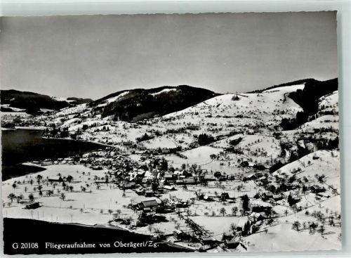 6315 Oberägeri - Fliegeraufnahme Winter