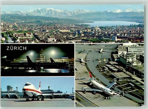 Dübendorf Flughafen Swissair Maschinen Tag der Aerophilatelie Phila Schweiz 1990 Ganzsache