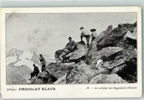 Eggishorn - Wandergruppe beim Rast